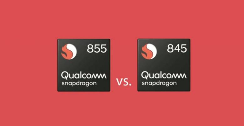 المقارنة بين معالجي Snapdragon 855 و 845