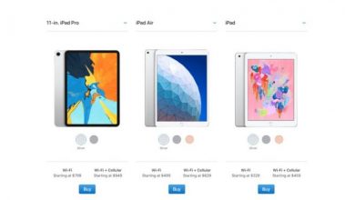 Photo of مقارنة بين iPad Air 2019 و iPad Pro 2018 و iPad 2018