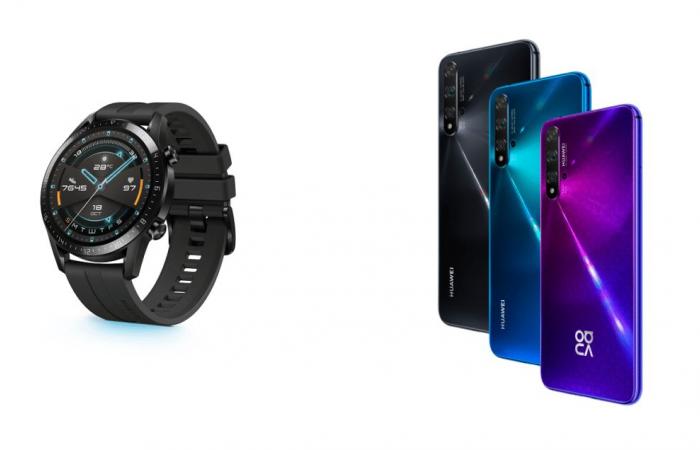 هواوي تفتح باب الطلب المسبق لهاتفها HUAWEI nova 5T وساعتها WATCH GT 2
